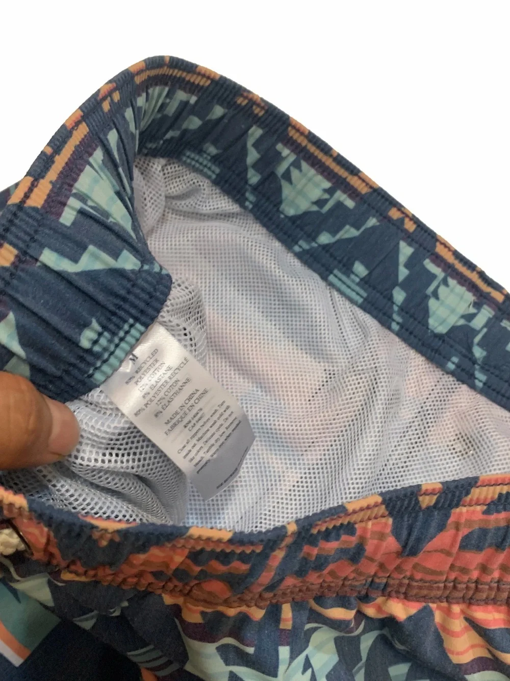 Faherty Men's Patterned Swim Trunks shorts